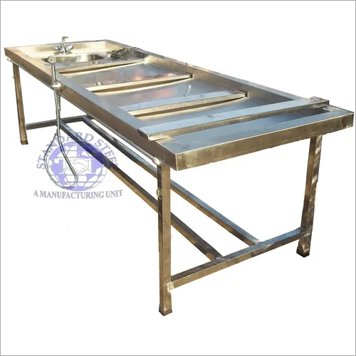 Folding Autopsy Table Maximum Loading: 300  Kilograms (Kg)