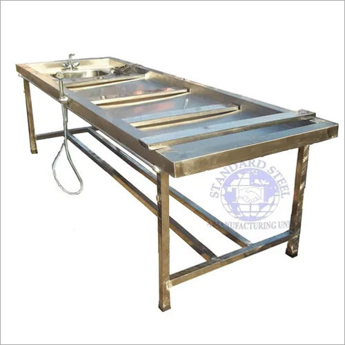 Stainless Steel Autopsy Postmortem Table - Design: Frame