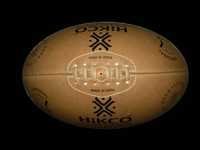 Hammock Leather Aussie Football - Cow Analyne Leather, Size 5 & 4, Brown Color | Customized Designs, 360 Grams Weight, Match Quality