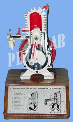 Metal Two Stroke Petrol Engine Model