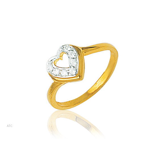 Bling! Diamond Ring Hand-Made with Real Gold and Diamonds # BGR005