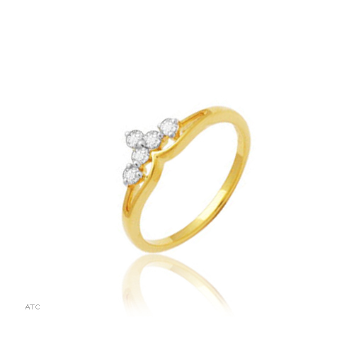 Bling! Diamond Ladies Ring Hand-Made with Real Gold and Diamonds # BGR010