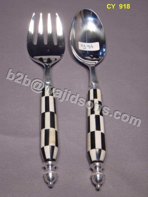 Cutlery Knives - Stainless Steel, Bone Handle 10x2x1 Inches | Polished Finish, Comfortable Grip, Modern Style, Durable, Easy to Clean