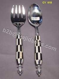 Cutlery Knives - Stainless Steel, Bone Handle 10x2x1 Inches | Polished Finish, Comfortable Grip, Modern Style, Durable, Easy To Clean