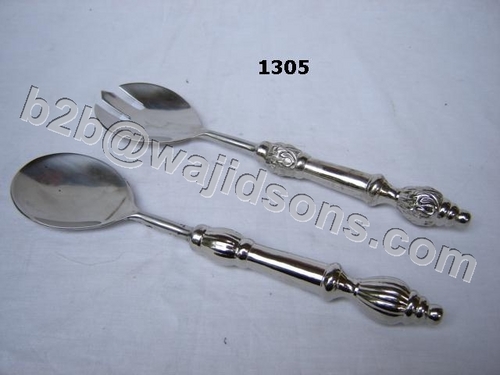 stainless steel salad servers