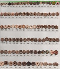 Colorful Design Wooden Buttons (HD-007)
