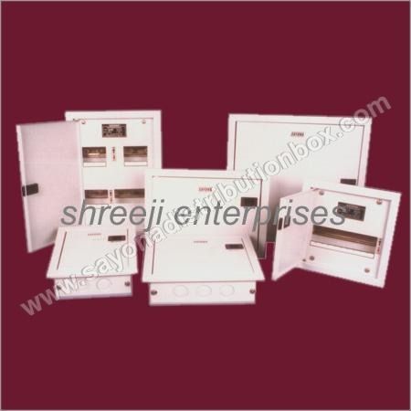 Double Door Mcb Distribution Board Base Material: Metal Base