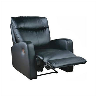 Designer Sofa - Leather, 840x1000x950 mm | Black & Mocha, Easy Reclining, Ergonomic Support, Durable, Modern Design, Stylish Relaxation