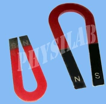 Black And Red Magnet Horse Shoe