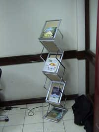 Zig Zag Literature Rack