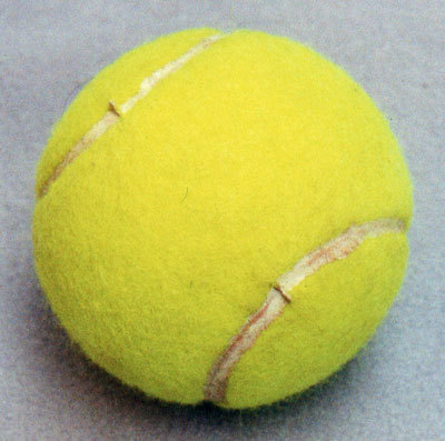 Multicolour Wool Tennis Ball