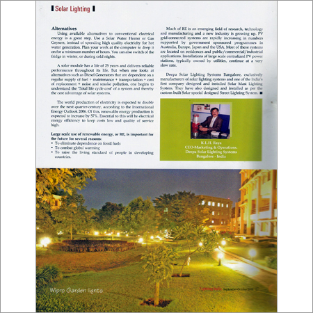 Article in - LIGHTING IN