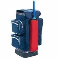 Duffle Cricket Bag - Fiber, H 90cm X Diameter 35cm | Multicolour, Waterproof, Padded Shoulder Strap, External Bat Cover, Boot Compartment