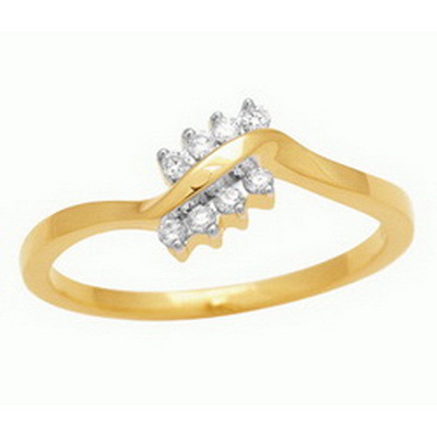 Bling! Diamond Hand-Made with Real Gold and Diamonds Rings # BGR032