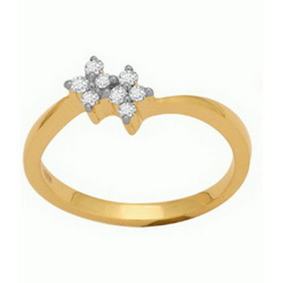 Bling! Diamond Hand-Made with Real Gold and Diamonds Rings # BGR033