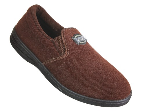 Enjoy 101 - Mesh and Synthetic Leather, Brown | Comfort, Support, Breathability, Velcro Closure
