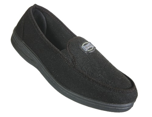 Enjoy 601 - Mesh Upper, Synthetic Leather, Black | Breathable, Durable, Velcro Closure, Lightly Padded