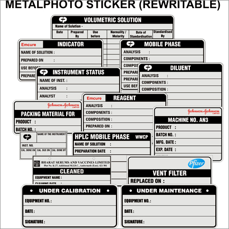 Metalphoto Sticker