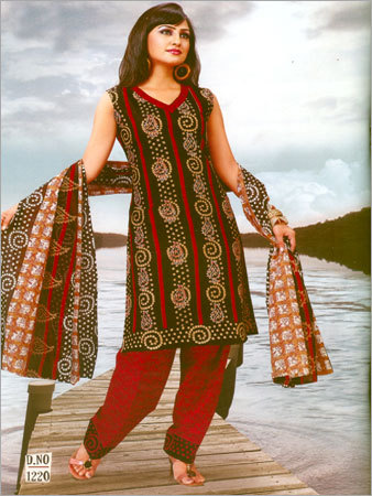 Unstitched Ladies Cotton Suits