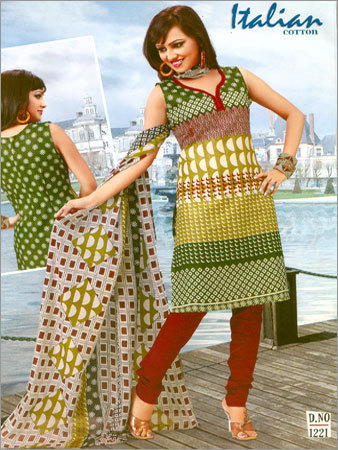 Printed Churidar Fabric
