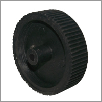 7cm x 2cm Black Wheel