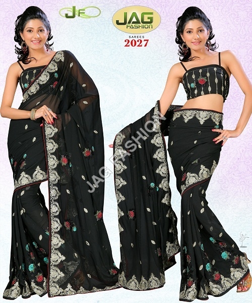 Black Sarees