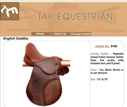 Jumping English Saddle