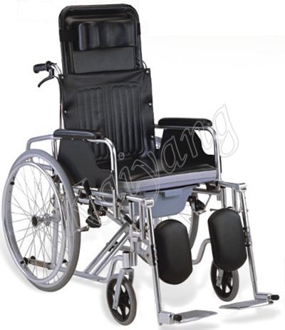 Bed cum Wheelchair with commode provision