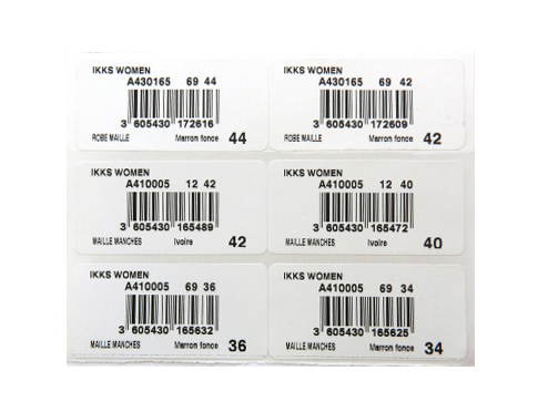 Printed Barcode Stickers