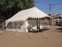Swiss Cottage Frame Tent With Furniture
