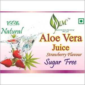 Aloevera Juice (Strawberry Flavored) - 1000 ml Pink Bottle, Natural Sugar-Free, Digestive Aid, Immune Boost, Hydrating