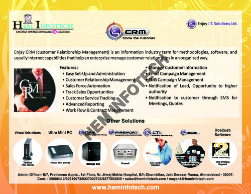 ENJAY CRM ( Customer Relationship Management )