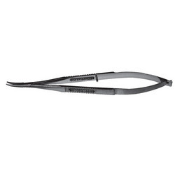 Castroviejo Needle Holder MMS 4544 ST - Stainless Steel, 4.5 Inches, Matt Finish | Precise Grip, Secure Hold, Fine Control, Sterilizable