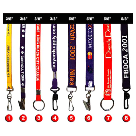 Multicolour Lanyards Printing