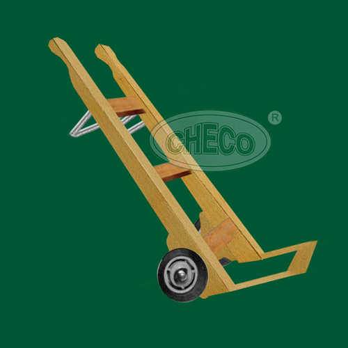 Heavy Duty Wooden Luggage Truck