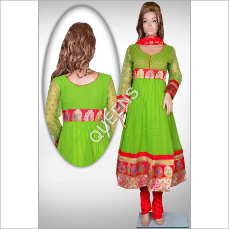 Green Anarkali