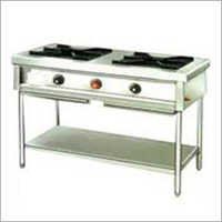 Two Burner Stove - Stainless Steel, 1219.2 X 609.6 X 863.6mm | Durable Design For Optimal Cooking Performance