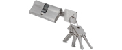 Cylinder Lock with Both Side Keys