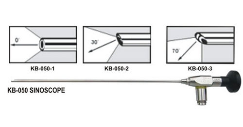 KB-050 SINOSCOPE - Stainless Steel, 5 mm Diameter, 1000 mm Length | Precise Viewing, Narrow Diameter, Clear Image, 30° Angle