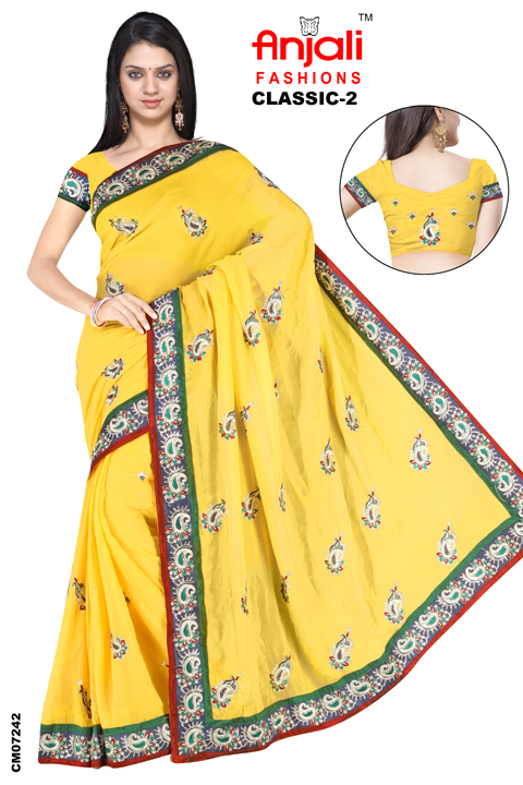 Heavy border sarees
