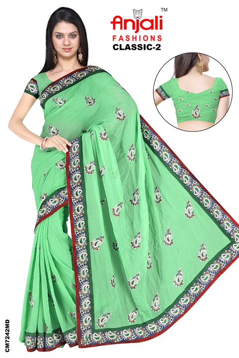 5 colour sarees