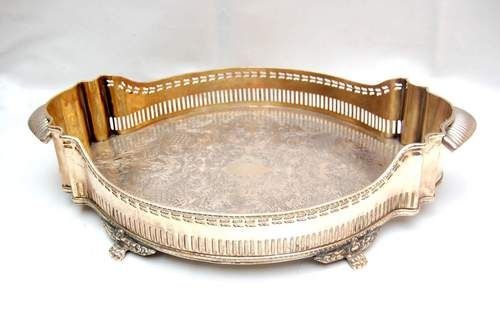 Brass Tray - Color: Golden