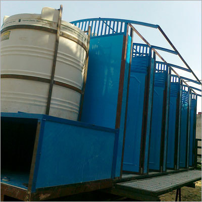 FRP Mobile Toilet Van - Customizable Dimensions, Integrated Water Tank, Separate Waste Tank | Durable, Portable, Easy Install, Low Maintenance, Cost-effective, Hygienic, Space Saving, Environment Friendly