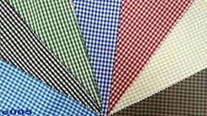 Gingham Shirting Fabric