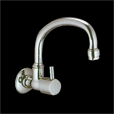 Sink Cock - Brass, 15cm Height x 12cm Reach, Chrome Finish | Easy Installation, Water Saving, Precise Control