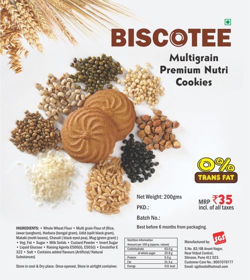 Biscotee Mutigrain Cookies