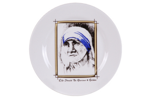 Plate Georgian Shape - Fine Bone China, 26cm | Elegant Design, Durable, Microwave & Dishwasher Safe, Gift Box Packaging