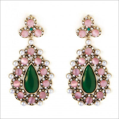 Precious Stone Earrings