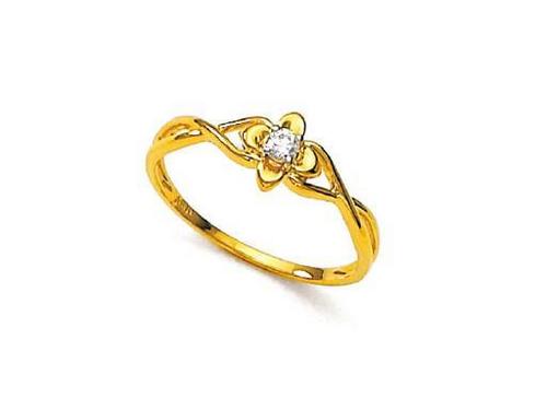 Unique Solitaire Diamond Fancy Ladies Ring # UQR028