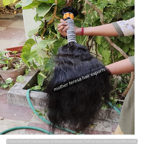 UNPROCESSED NATURAL BULK HUMAN HAIR EXTENSIONS